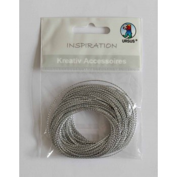 Kordel silber-metallic, 10m...