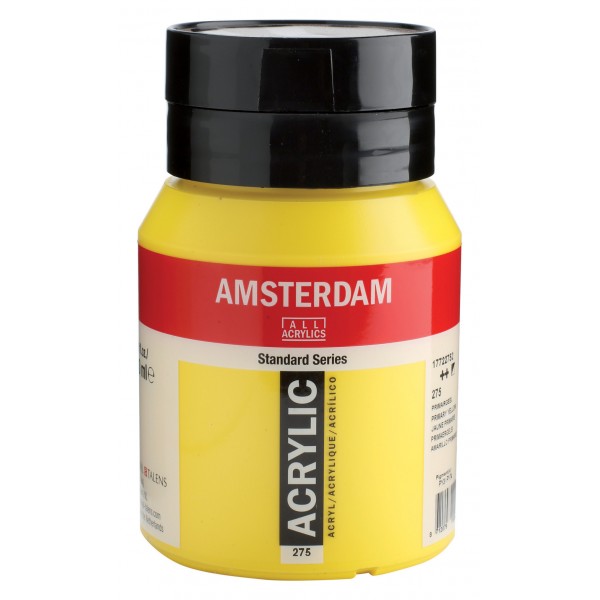 Amsterdam Acryl Farbe 500ml primärgelb