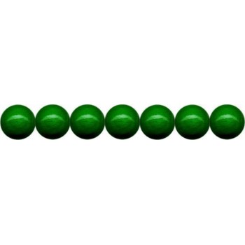 Holzkugeln 10mm mit Loch, grün
