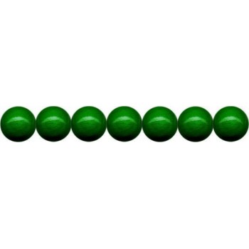 Holzkugeln 12mm mit Loch, grün