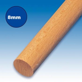 Rundstäbe Holz 1m, 8mm