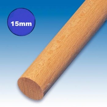 Rundstäbe Holz 1m, 15mm